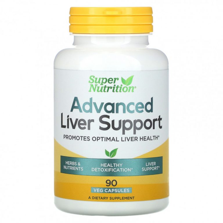 Super Nutrition, Advanced Liver Support, улучшенная поддержка печени, 90 вегетаринских капсул