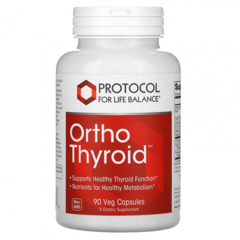 Protocol for Life Balance, Ortho Thyroid, 90 растительных капсул