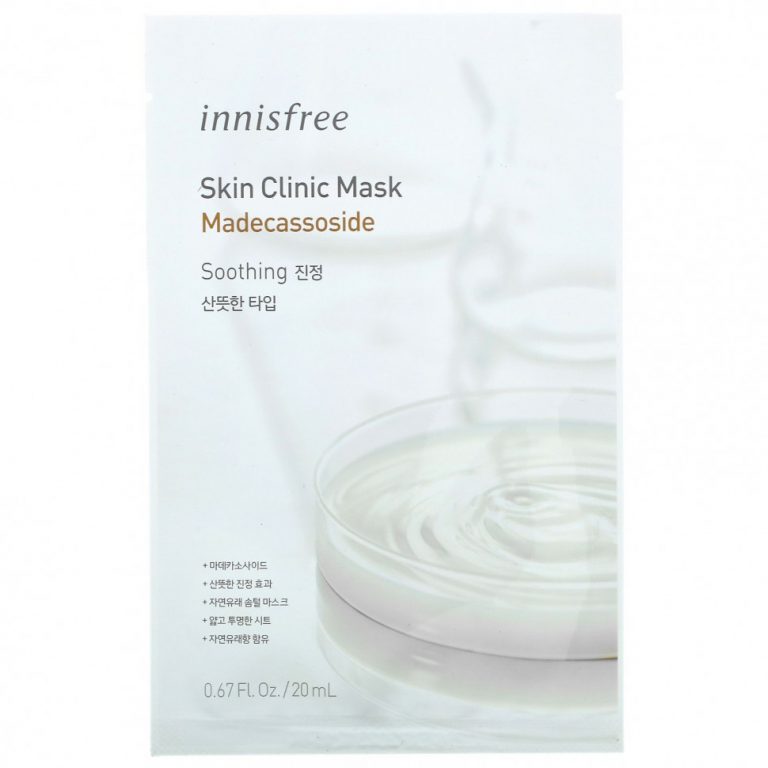 Innisfree, Skin Clinic Beauty Mask, мадекассозид, 1 шт., 20 мл (0,67 жидк. Унции)