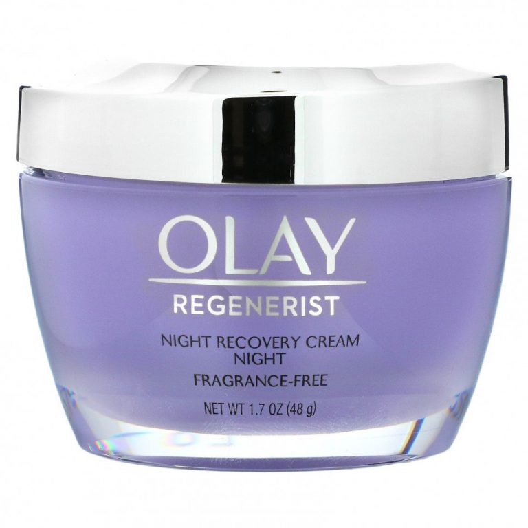 Olay, Regenerist, ночной восстанавливающий крем, без отдушек, 48 г (1,7 унции)