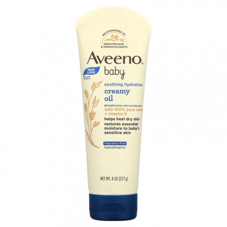 Aveeno, Baby, Успокаивающее увлажняющее сливочное масло, без отдушек, 8 унций (227 г)