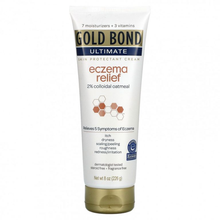 Gold Bond, Ultimate Eczema Relief, крем для защиты кожи, без отдушек, 226 г (8 унций)