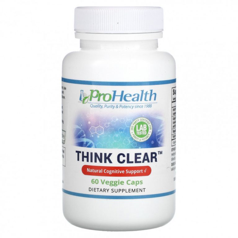 ProHealth Longevity, Think Clear, 60 растительных капсул