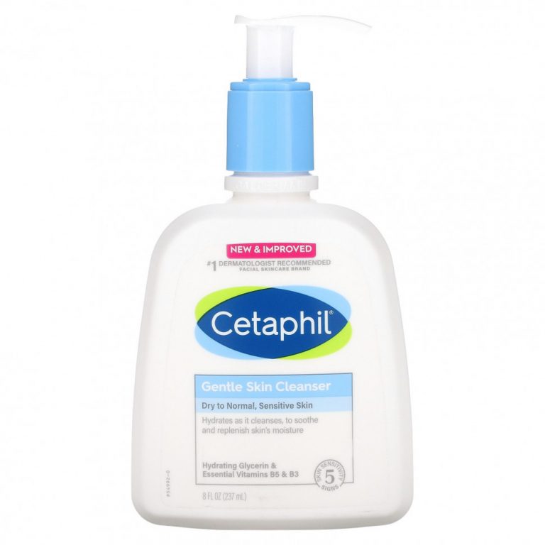 Cetaphil, Мягкое очищающее средство, без отдушек, 237 мл (8 жидк. Унций)