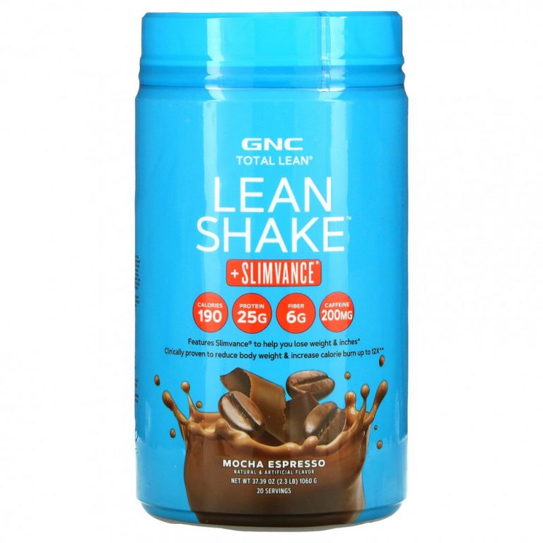 GNC, Total Lean, постный коктейль + Slimvance, мокко-эспрессо, 1060 г (2,3 фунта)