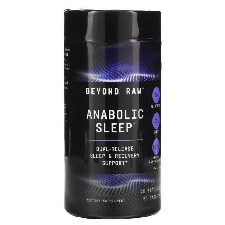 GNC, Beyond Raw, Anabolic Sleep, средство с высокой биологической активностью для улучшения качества сна, 60 таблеток