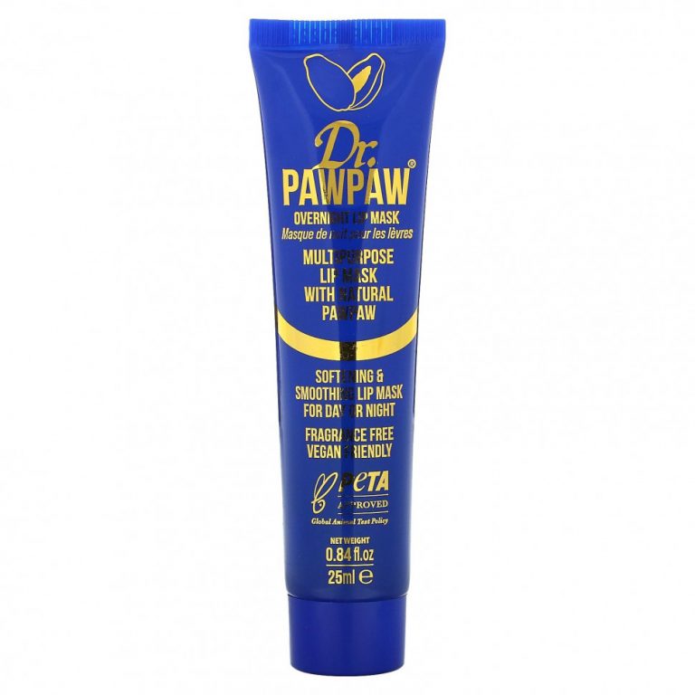 Dr. PAWPAW, Overnight Lip Mask, многоцелевая маска для губ с натуральным лаком PawPaw, 25 мл (0,84 жидк. Унции)