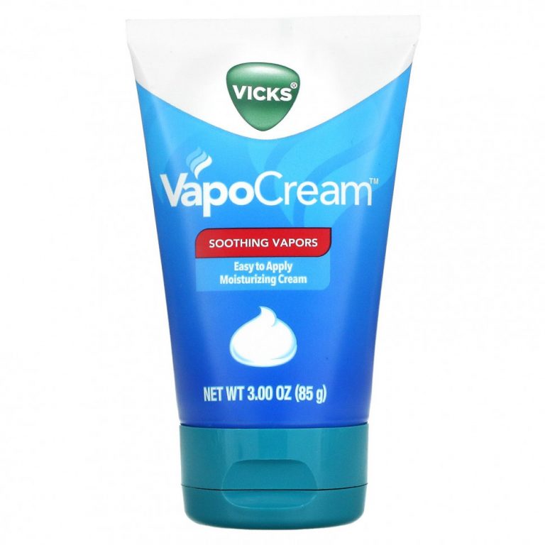 Vicks, VapoCream, успокаивающий пар, 85 г (3 унции)