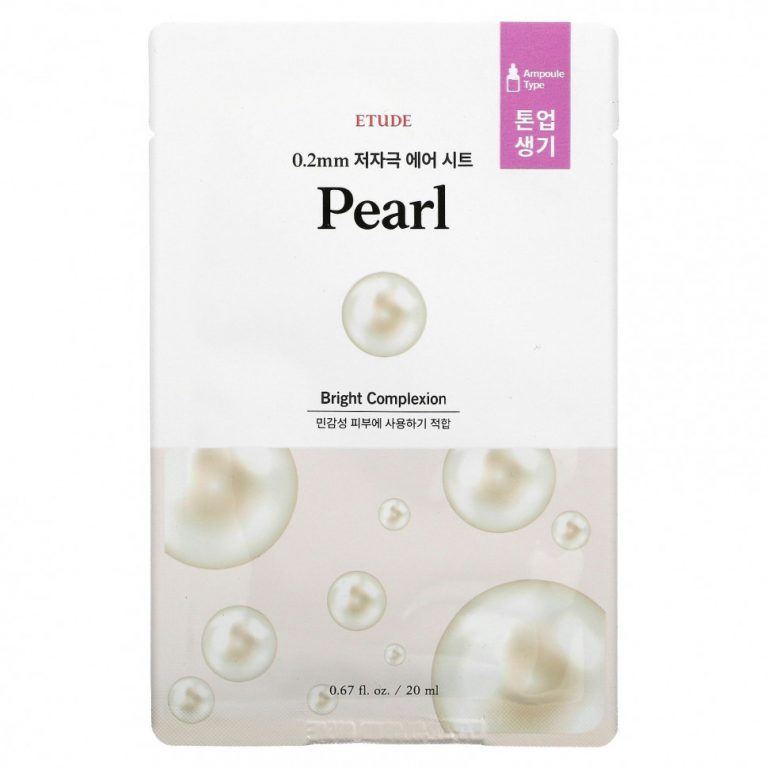 Etude, Pearl Beauty Mask, 1 маска, 20 мл (0,67 жидк. Унции)