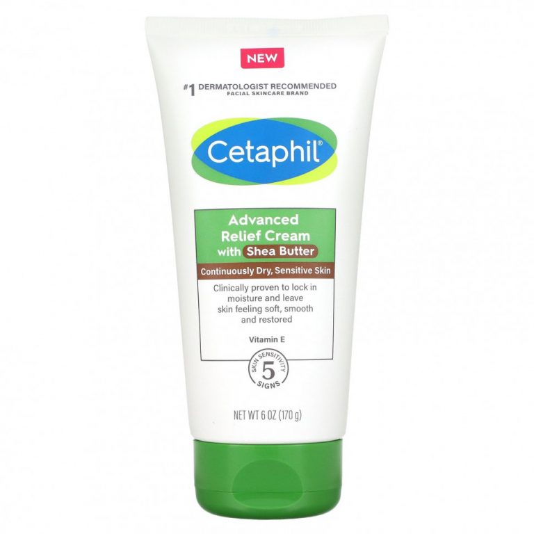 Cetaphil, Улучшенный успокаивающий крем с маслом ши, 6 унций (170 г)