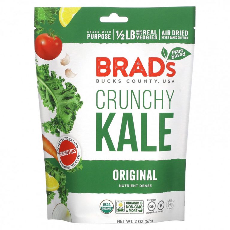 Brad’s Plant Based, Хрустящая капуста, оригинальная, 57 г (2 унции)