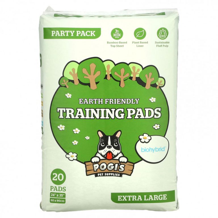 Pogi’s Pet Supplies, Earth Friendly Training Pads, очень большие, 20 прокладок