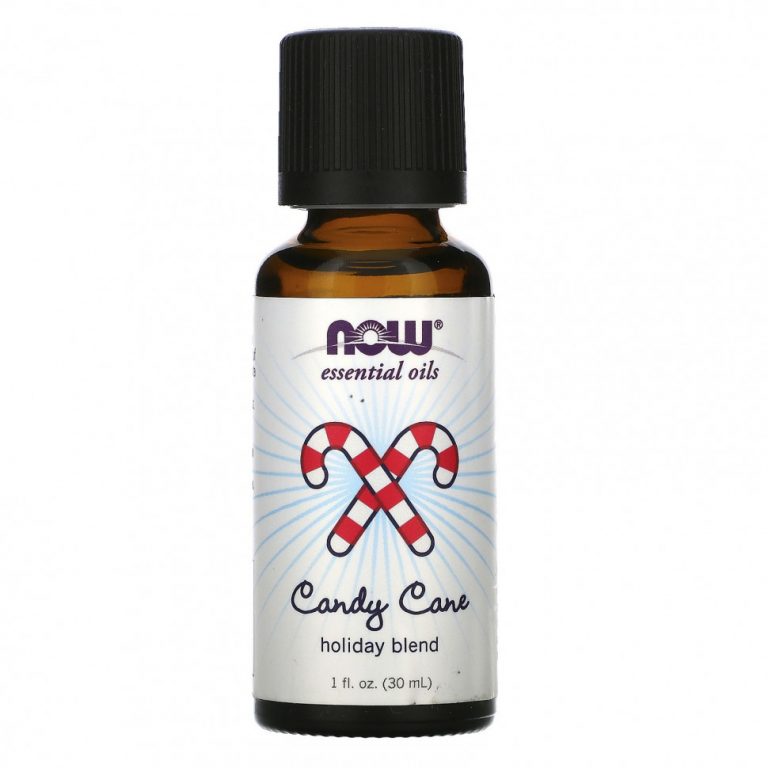 NOW Foods, Essential Oils, Праздничная смесь Candy Cane, 1 жидкая унция (30 мл)