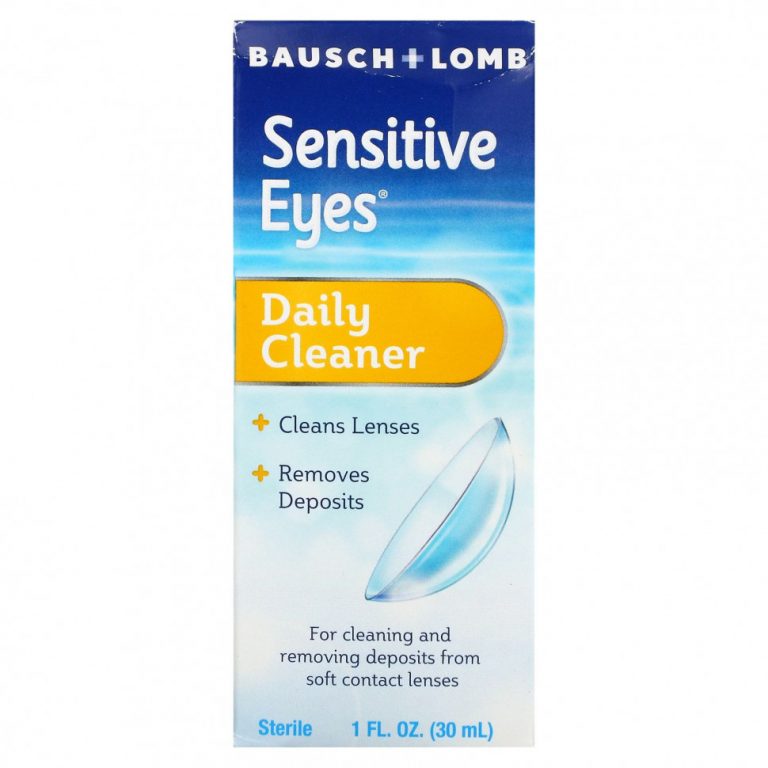 Bausch + Lomb, Sensitive Eyes, ежедневное очищающее средство, 30 мл (1 жидк. Унция)