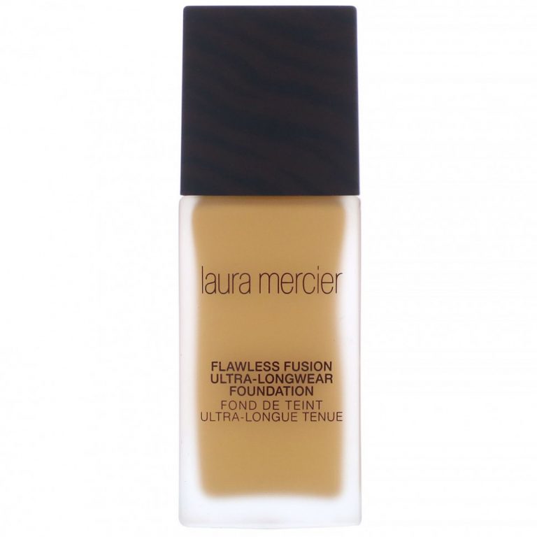 Laura Mercier, Flawless Fusion, Ultra-Longwear Foundation, 5W1 Amber, 1 fl oz (30 ml)