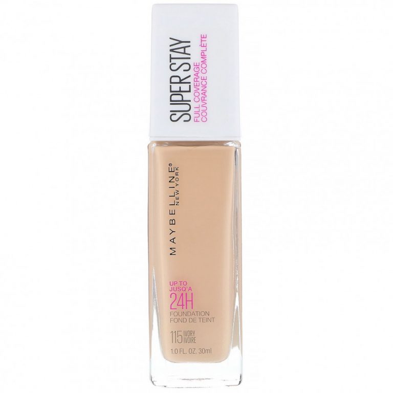 Maybelline, Super Stay, основа для максимальной плотности, оттенок 115 Ivory, 30 мл