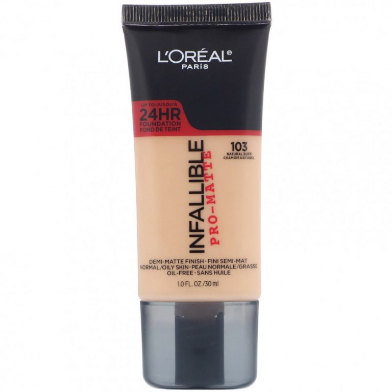 L’Oreal, Тональная основа Infallible Pro-Matte, оттенок Natural Buff 103, 30 мл